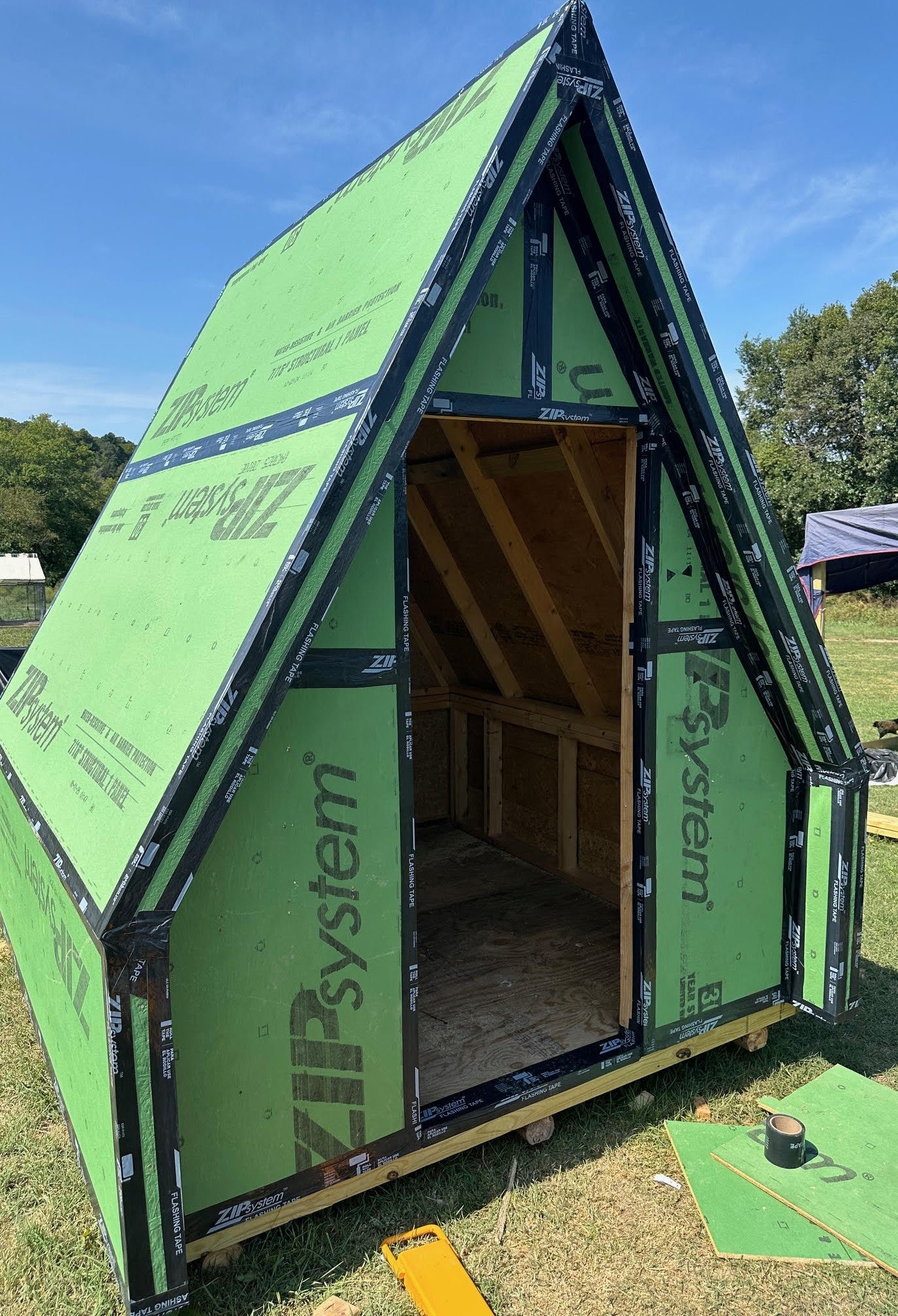 The CamPod- 8x8 Modified A-Frame- Shell w/ Complete Exterior