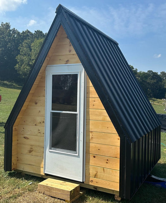 The CamPod- 8x8 Modified A-Frame- Shell w/ Complete Exterior